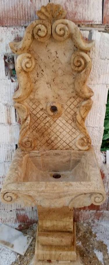 Traverten mermer çeşme-128