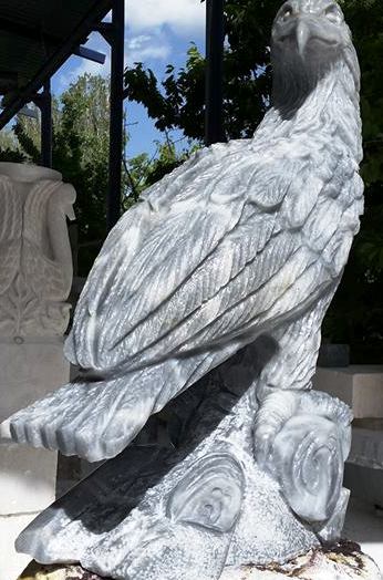 Mermer kartal heykeli_ 802