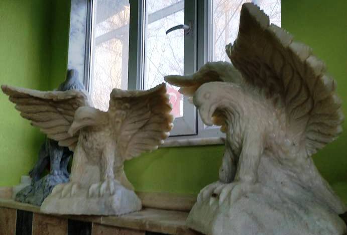 Mermer Kartal Heykeli-807