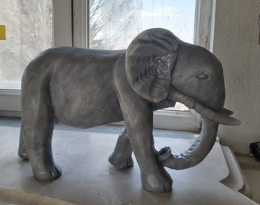 Mermer Fil Heykelleri-301